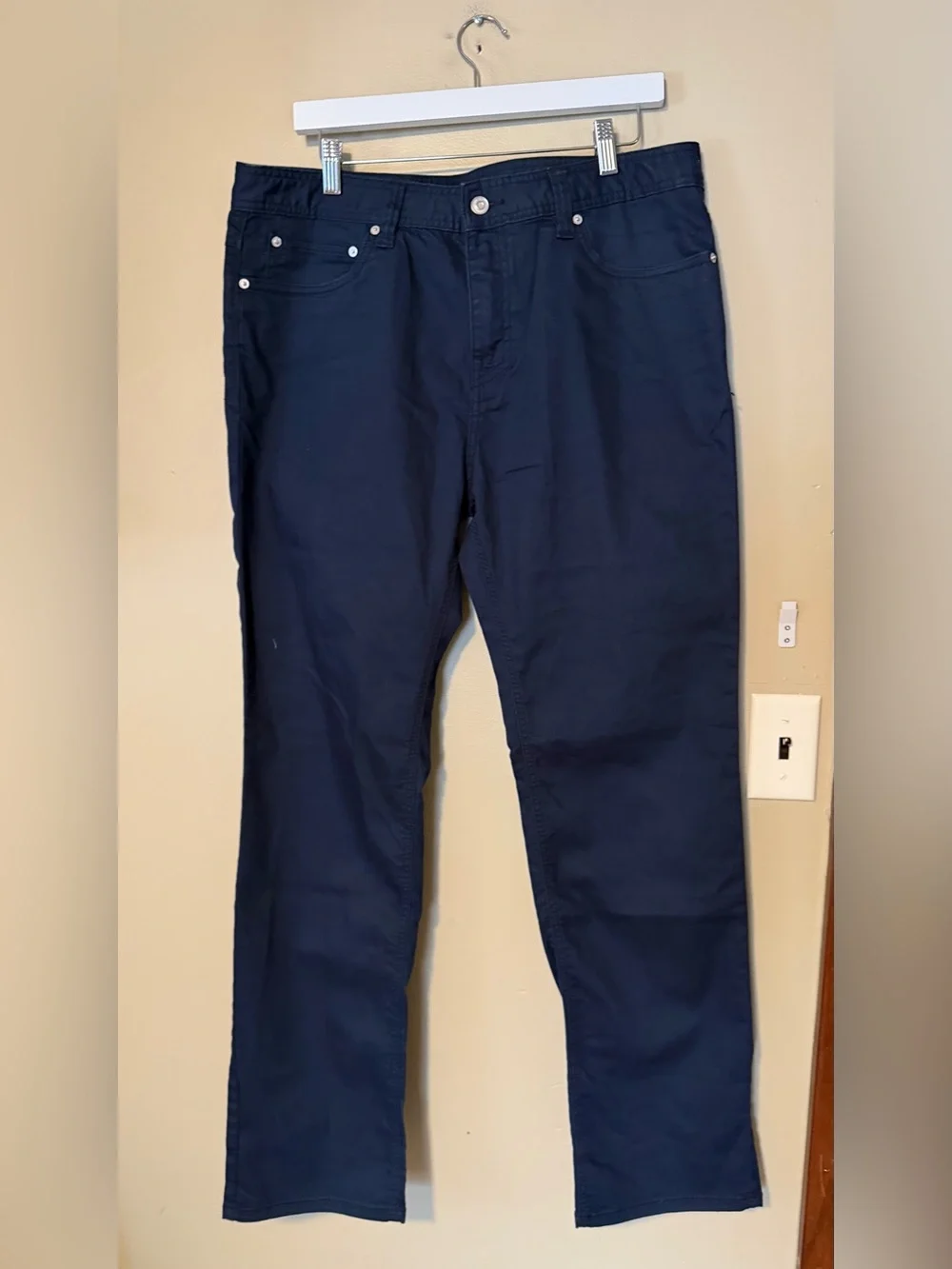 Prana Men’s Bridger Slim Straight Jeans - Navy